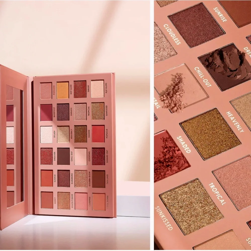 Ciaté London Brazilian Glow XL Eyeshadow Palette NIB – 24 Shades Warm & Shimmer